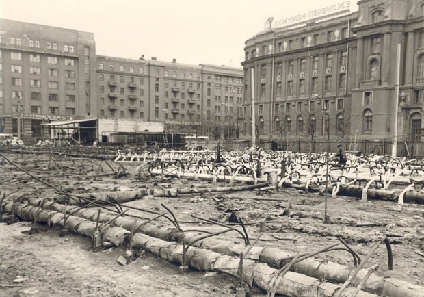 Вот так начиналось строительство метрополитена в Харькове 43 года назад (район Южного вокзала).