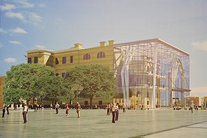 Фото пресс-службы горсовета. Здание Исторического музея упрячут в стеклянный куб. 