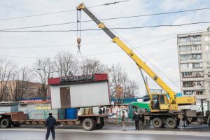 В Московском районе демонтировали 12 объектов, в которых размещались игровые автоматы. Фото с сайта Харьковского горсовета.