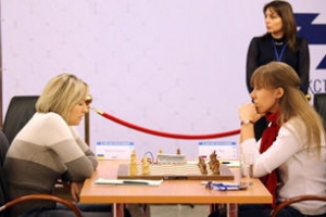 Анна Ушенина стала чемпионкой мира по шахматам в составе сборной Украины. Фото с сайта Харьковского горсовета.
