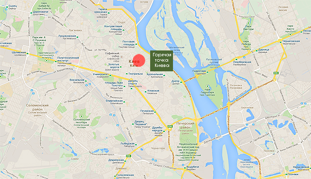 Новость - Транспорт и инфраструктура - Евромайдан для чайников: что и где расположено в центре Киева