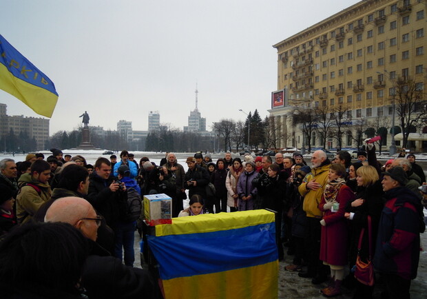Акция "Инструмент свободы" на одноименной площади. Фото предоставлено организаторами.