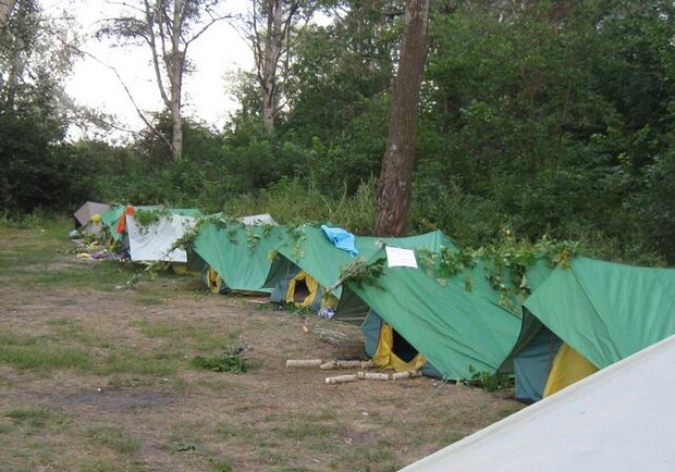 Палаточный лагерь готов принять людей. Фото с сайта dbst.org.ua.