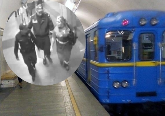 Новость - События - Опубликовано  видео, как мать в харьковском метро толкнула дочерей под поезд