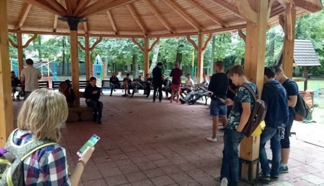 Новость - События - В саду Шевченко обустроили площадку для ловли покемонов