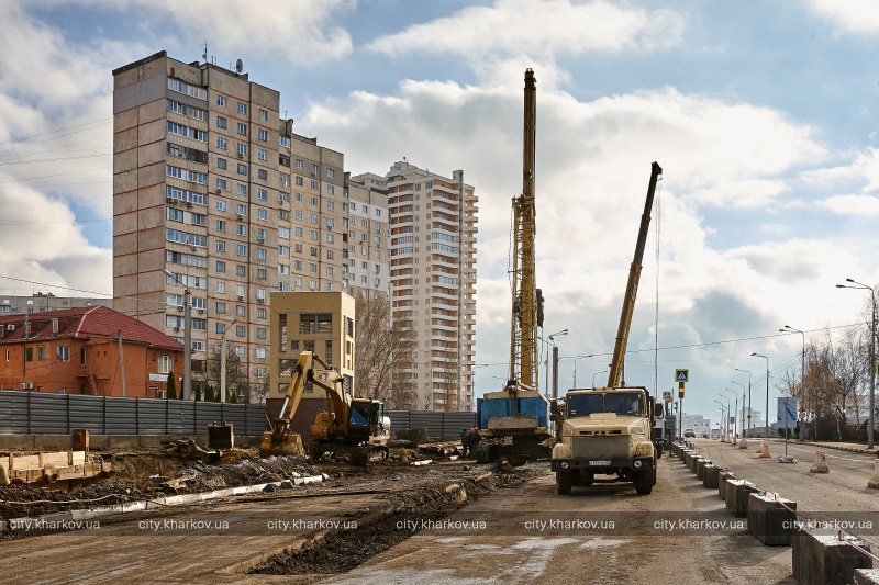 Строительство электродепо "Алексеевское" в Харькове (фото: city.kharkov.ua)