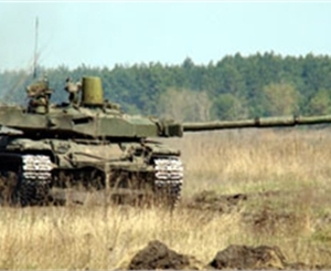 Конструкторское бюро разрабатывало танк "Оплот" пять лет. Фото Назара ВОЛОШИНА и Мирона СИДОРА.