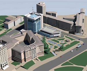 Фото пресс-службы ХОГА. В Харькове продолжается строительство новых гостиниц.  
