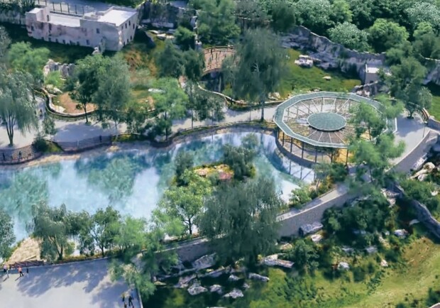 С островом и водопадом: в харьковском зоопарке реконструируют бассейны за 31 миллион гривен фото