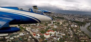 Видеофакт: в честь Дня Победы над Харьковом летали 