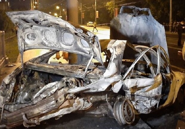 В Харькове — смертельная авария с полицейским Prius. Фото: Суспільне