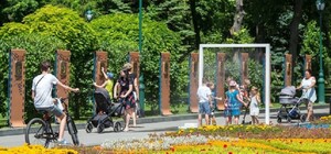 Водяной туман: в саду Шевченко появились освежающие рамки