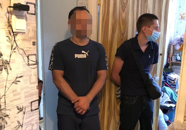 Харьковская полиция задержала подозреваемого в убийстве. Фото: hk.npu.gov.ua