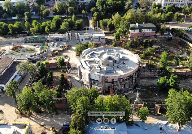 Как идет реконструкция зоопарка в Харькове. Фото: "Харьков строительный"