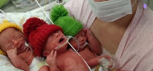 Місяць у лікарні: у Львові народилася трійня