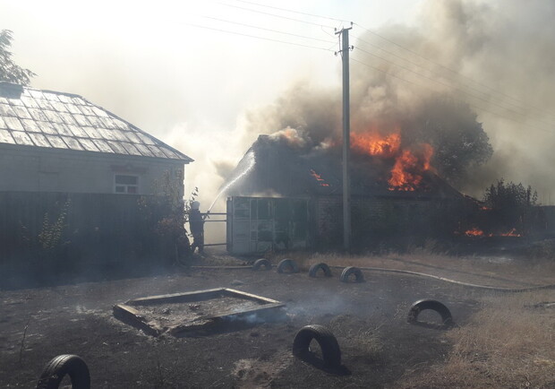 Кучер заявил, что очаги лесных пожаров находились в разных местах. Фото: kh.dsns.gov.ua
