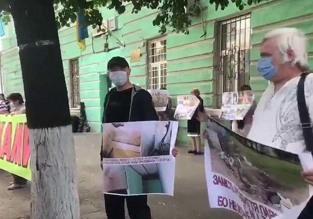 Харьковчане собираются пикетировать Офис президента из-за выбросов Коксохима. Скрин из видео