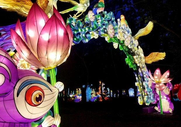 Фестиваль гигантских китайских фонарей - фото