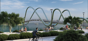 Начало положено: на Оболони строят новый пешеходный мост