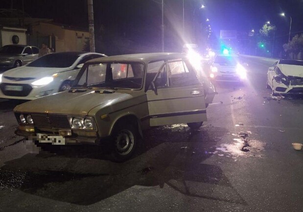 В Одессе на Черемушках произошло ДТП. Фото: Патрульная полиция