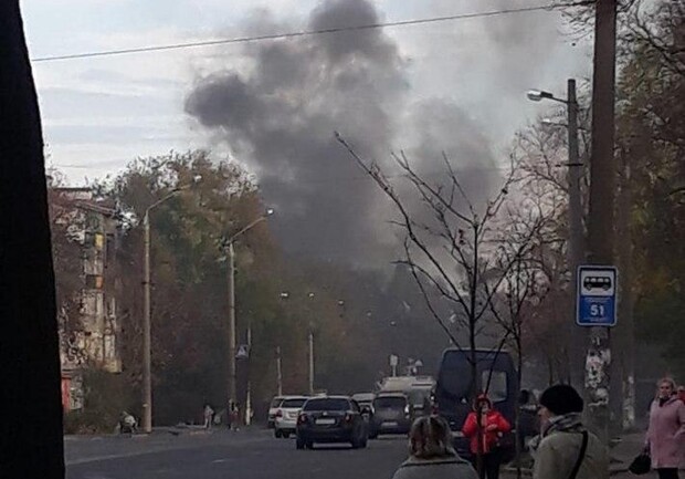 В Харькове — пожар на территории колонии. Фото: Типичное ХТЗ
