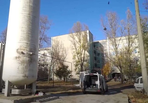Что сейчас происходит в инфекционной больнице Харькова. Скриншот: видео