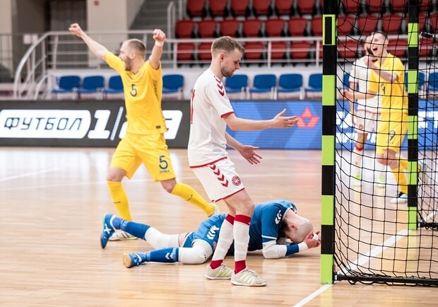 Сборная Украины по футзалу победила команду из Дании в отборе на Евро-2022. Фото: uaf.ua