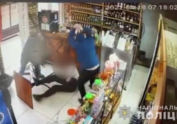 В кафе под Харьковом напали на мужчину. Фото: hk.npu.gov.ua