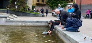 Вот это прикольно: в центре Днепра 