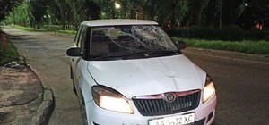 Пытался скрыться: на Святошино пьяный водитель сбил человека и прокатил его на капоте