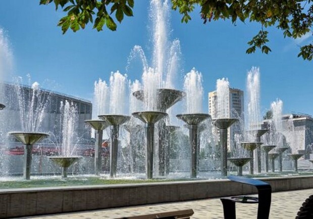 Как сейчас выглядит фонтан возле Дворца спорта в Харьков. Фото: city.kharkov.ua