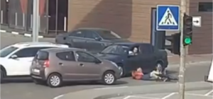 Хотел проскочить: под Киевом произошло ДТП с участием велосипедиста