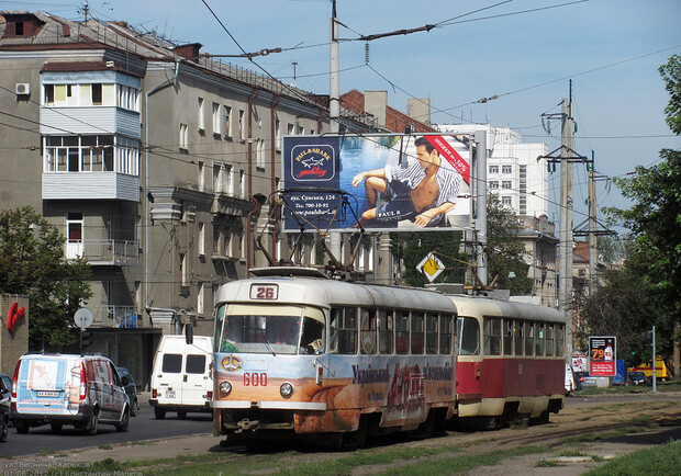 Улицу Веснина расширят и сделают реверсивное движение трамваев. Фото: gortransport.kharkov.ua
