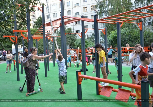 На Салтовке появилась новая зона отдыха. Фото: city.kharkov.ua