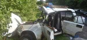 Машину разорвало на части: на Окружной Харькова столкнулись легковушка и грузовик