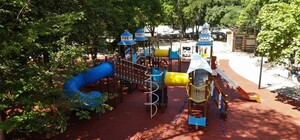 Детские площадки и велопарковки: как ремонтируют бульвар Юрьева