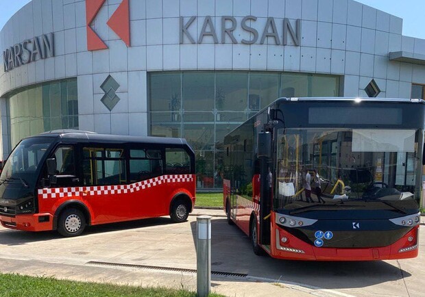 Первая партия муниципальных автобусов Karsan отправляется в Харьков
