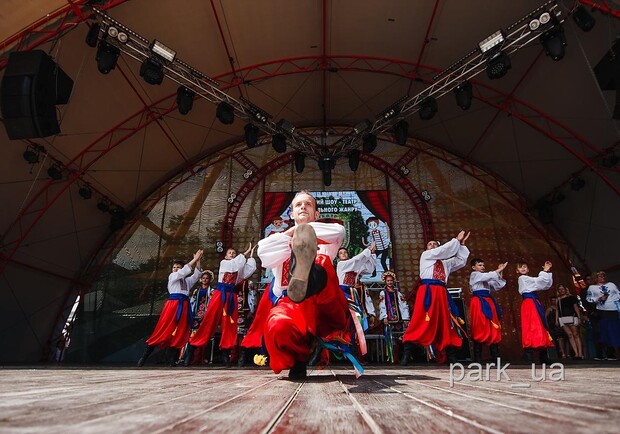 День Независимости Украины в парке Горького - фото