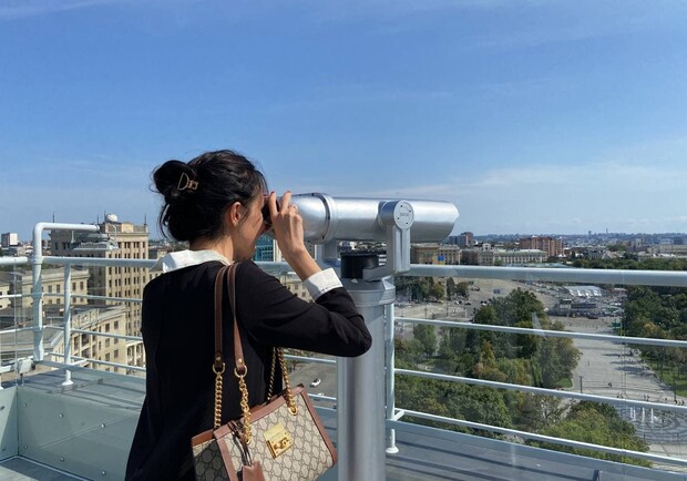 Полюьуйся видом: на крыше Госпрома открыли смотровую площадку (фоторепортаж) - фото