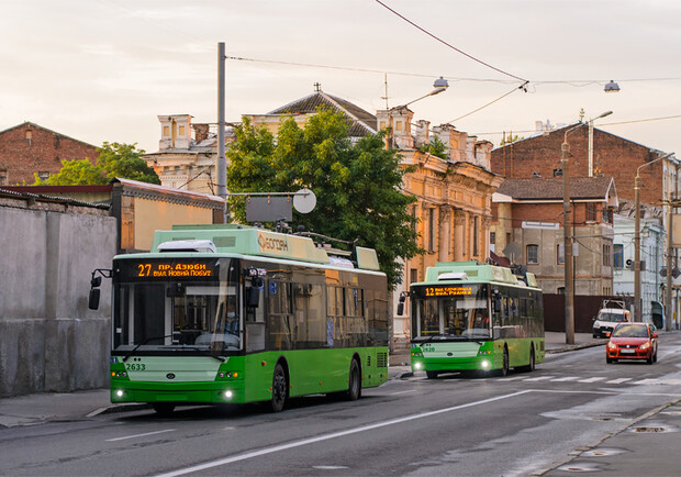 В Харькове троллейбус №27 на два дня изменит маршрут. Фото: gortransport.kharkov.ua