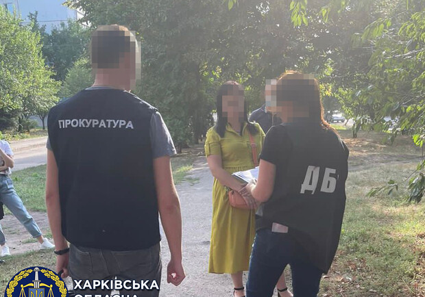 В Харькове поймали на взятке капитана полиции. Фото: khar.gp.gov.ua
