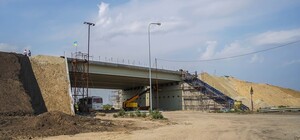 Дорога на аэропорт: открыли движение на трассе Днепр – Запорожье