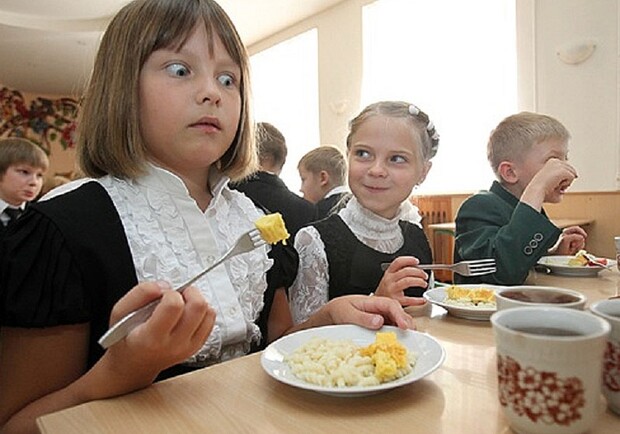 С 1 сентября в Украине вводят новые нормы питания в школах. Фото: fishki.net