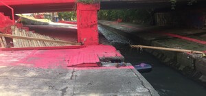 Снес ливень: гроза уничтожила общественное пространство на берегу Лыбеди