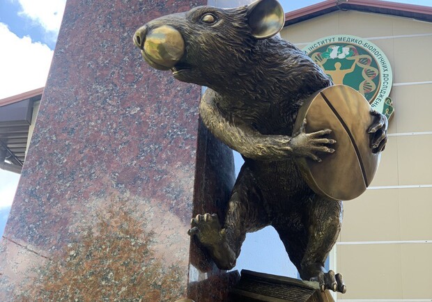 В Харькове установили памятник крысе. Фото: nuph.edu.ua