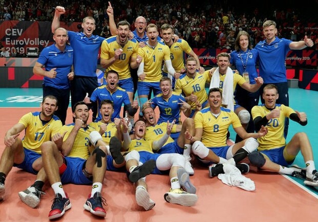 Сборная Украины по волейболу стартовала с победы на Евро. Фото: kp.ua