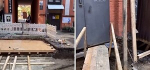 Плевать на правила: на Бассейной из-за ресторана разрыли двор исторического здания