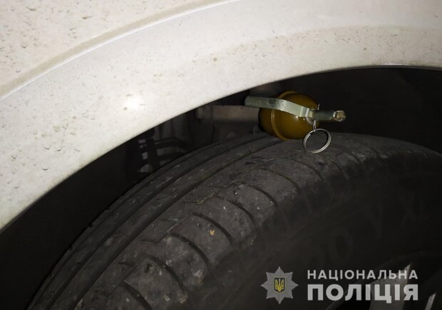 В Харькове мужчина подложил своему знакомому гранату под машину. Фото: полиция Харьковской области