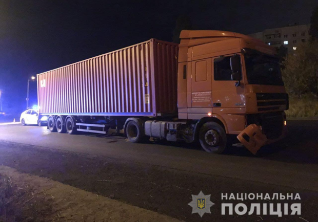 В Харькове задержали водителя грузовика, сбившего двоих детей. Фото: полиция Харьковской области