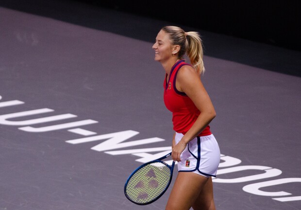 Украинская теннисистка Марта Костюк обыграла действующую чемпионку US Open. Фото: btu.org.ua